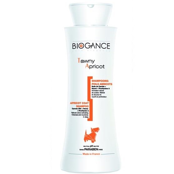BIOGANCE Šampón Tawny Apricot 250 ml (pre APRICOT farby srsti)