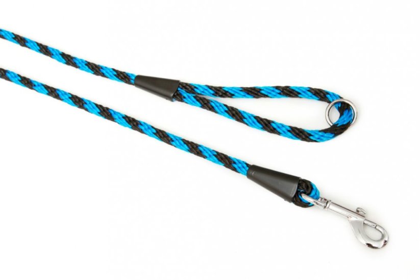 B&F vodítko lano, špirála, 1,4x150 cm čierno-modré