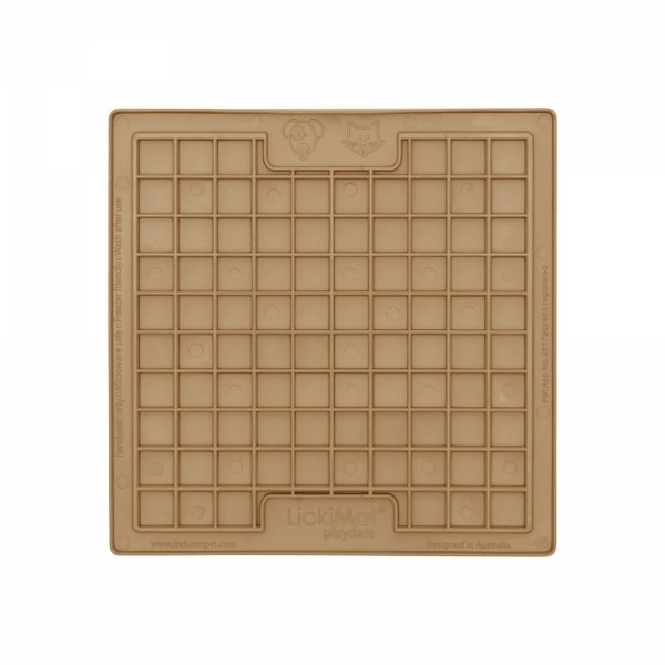 LickiMat Playdate lízacia podložka 20x20 cm COFFEE LIMIT