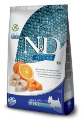 Farmina ND PUMPKIN adult MINI codfish orange 0,8kg