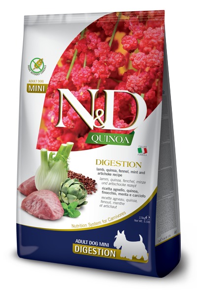 Farmina ND QUINOA adult MINI Digestion Lamb 2,5 kg