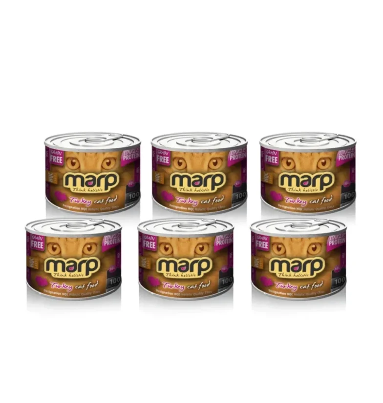 Marp konzerva pre mačky  Turkey s morkou 6x200g