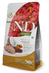 Farmina ND CAT QUINOA adult skin coat quail 1,5 kg