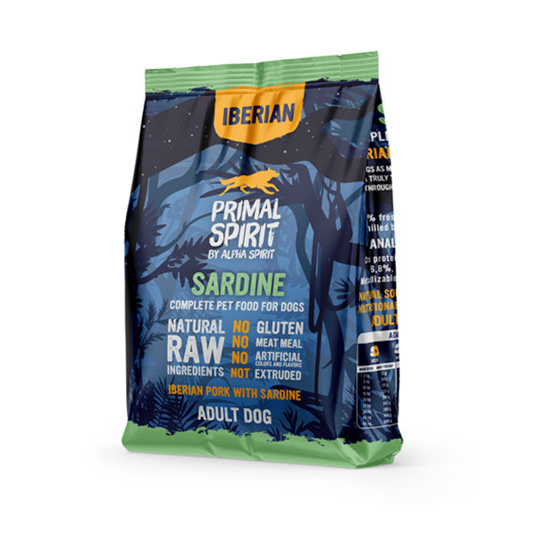 Primal Spirit Dog 70% Iberian Pork with Sardine 1kg