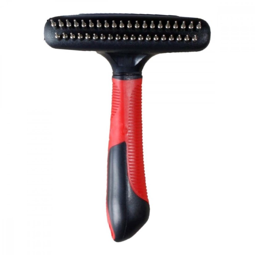 Flamingo Undercoat Rake Double Row Long  hrebeň L