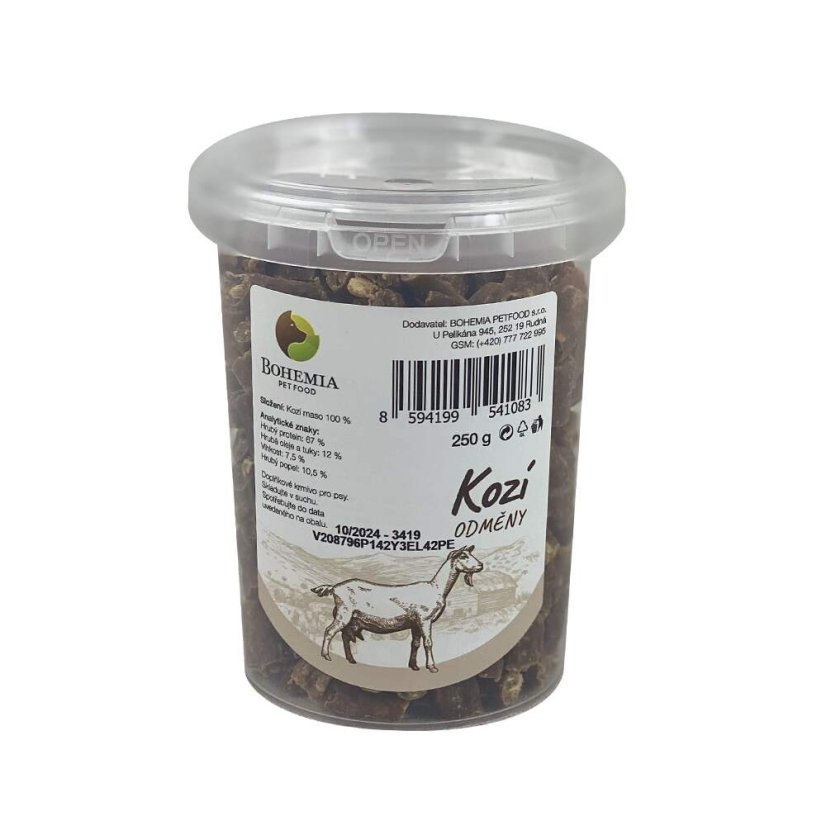 BOHEMIA Odmeny kozie 250g