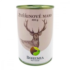 BOHEMIA Zverinové mäso vo vlastnej šťave 400 g