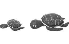 Flamingo Turtle - korytnačka pískacia látková hračka pre psa. Veľkosť S: 14 x 21 x 7 cm. 1