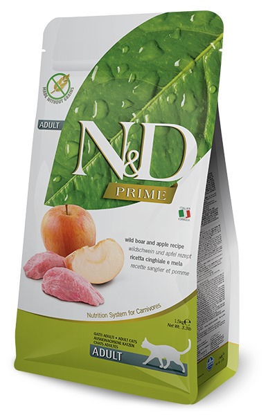 Farmina ND CAT GF adult boar apple 5 kg