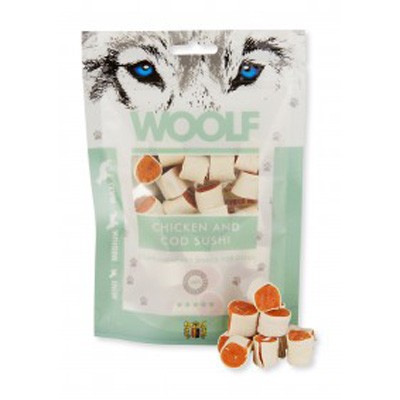 Woolf Dog Chicken Codfish sushi 100g