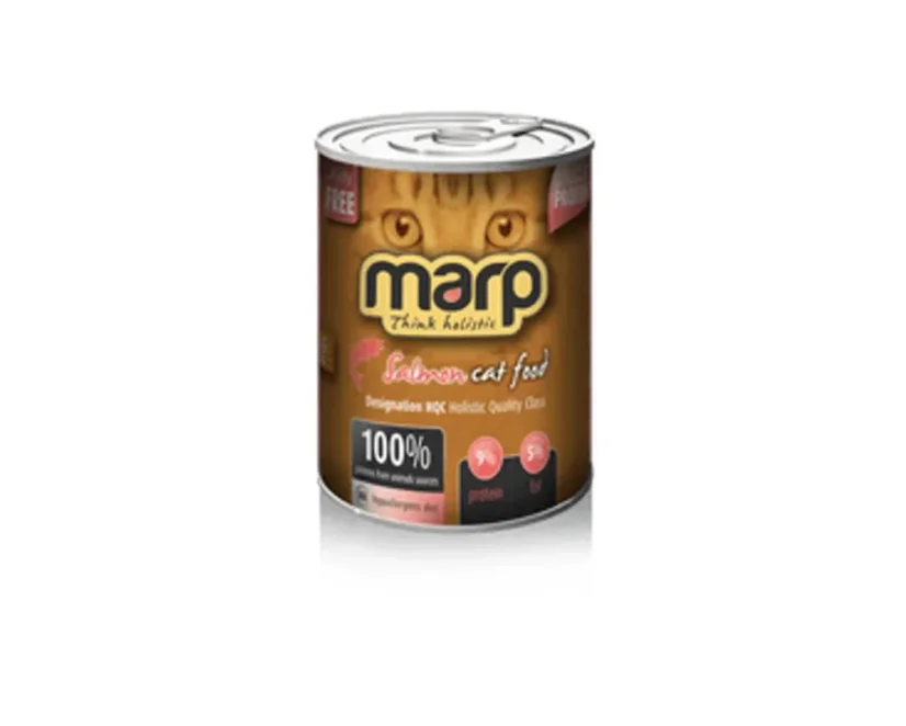 Marp konzerva pre mačky  Salmon s lososom pre dospelé mačky, mačiatka a mačky s nadváhou 370g 1