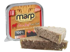 Marp konzerva pre mačky  Beef s hovädzím - vanička pre dospelé mačky a mačiatka 16x100g