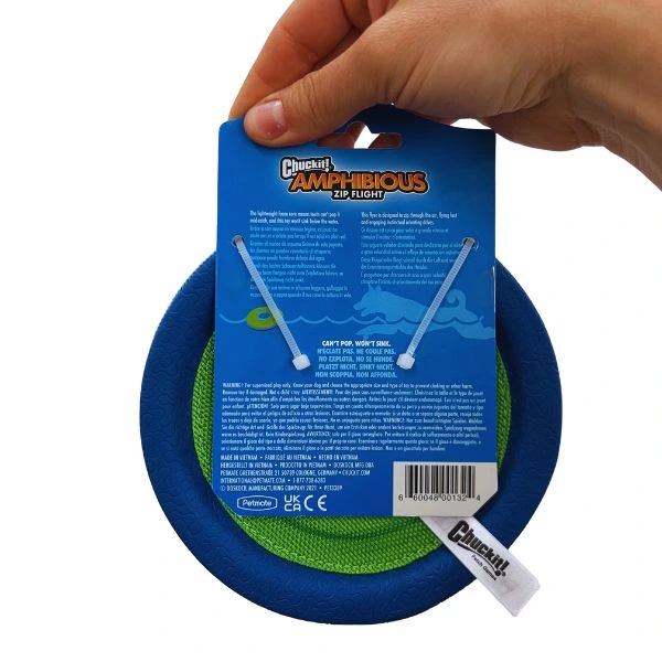 Chuckit! Zipflight plávajúci lietajúci tanier  pre psa - 15 cm veľkosť S 2