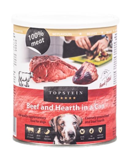Topstein Hovädzie a srdce v plechu 800 g