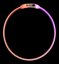 FLAMINGO LED COLLAR RAINA MULTICOLOUR 20-63CM 8MM