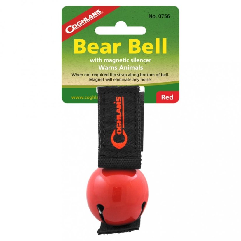 COGHLAN'S Bear Bell rolnička na medvede červená