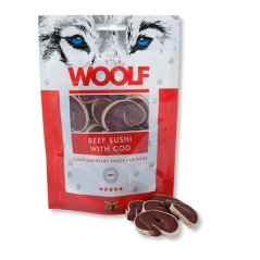 Woolf Dog Beef Sushi Codfish 100g