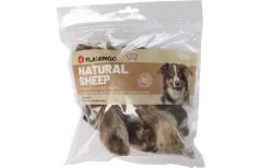 FLAMINGO NATURE SNACK jahňacie uši so srsťou - prírodný pamlsok pre psa 200g