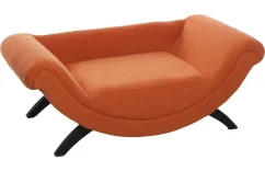 Pohovka pre malého psa FLAMINGO Sofa Dingo 80x43cm oranžová