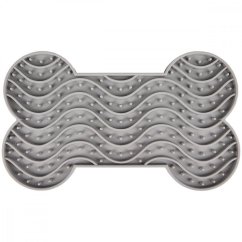 Flamingo Lick Pad Bone L 29,8 cm sivá Flamingo Lick Pad Bone L 29,8 cm sivá