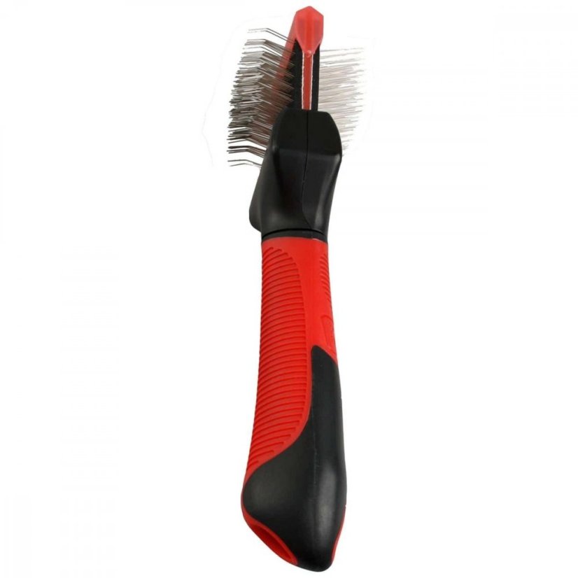 Flamingo Groom Slickerbrush Soft Handle 2in1 S