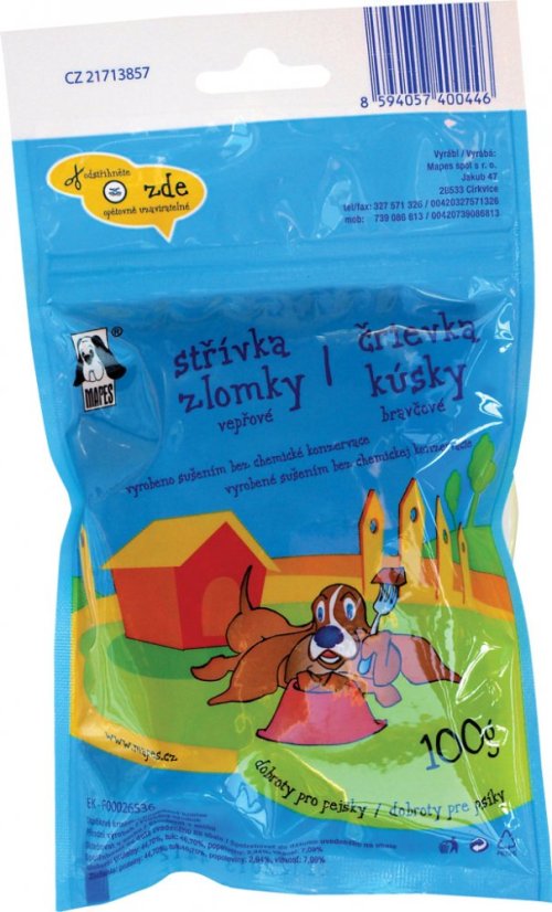 MAPES bravčové črievka bal. 100 g