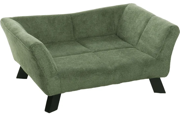 Pohovka pre malého psa FLAMINGO Sofa Damario 62,5x43cm zelená