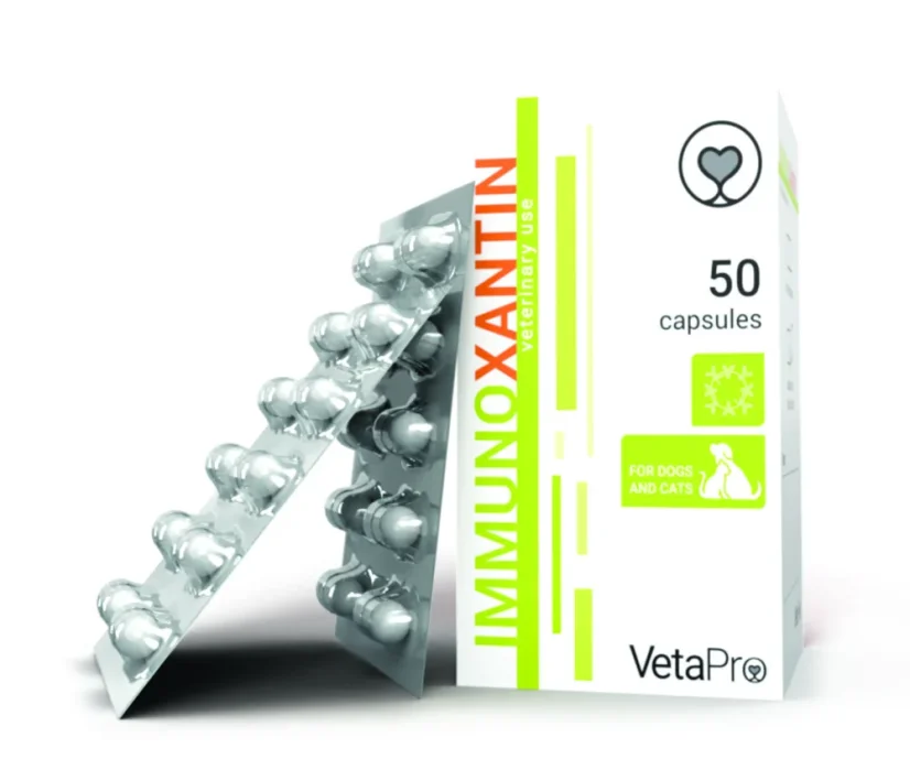 VetaPro ImmunoXantin 50 cps - podpora imunity pre psov a mačky