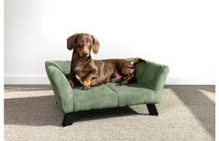 Pohovka pre malého psa FLAMINGO Sofa Damario 62,5x43cm zelená 1