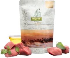 ISEGRIM ROOTS HORSE Konské mäso kapsička pre dospelého psa 410g