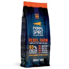 Primal Spirit Dog 65% Rebel Farm 12kg