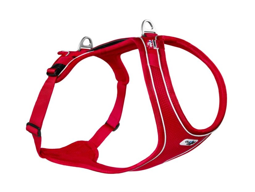 CURLI Belka Comfort Harness S 62-66 cm Red