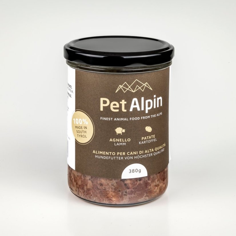 Pet Alpin jahňacie so zemiakmi 380g