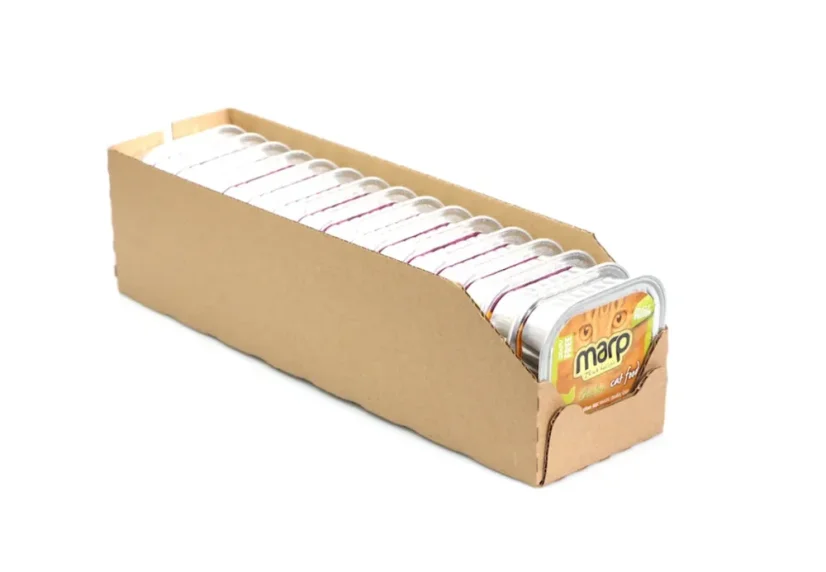 Marp konzerva pre mačky Chicken s kuracím - vanička pre dospelé mačky, mačiatka a mačky s nadváhou 16x100g 1