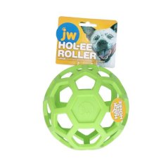 JW HOL-EE Roller L 15 cm Green - dierovaná loptička pre psa