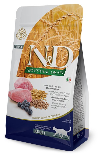 Farmina ND CAT LG adult lamb blueberry 1,5 kg