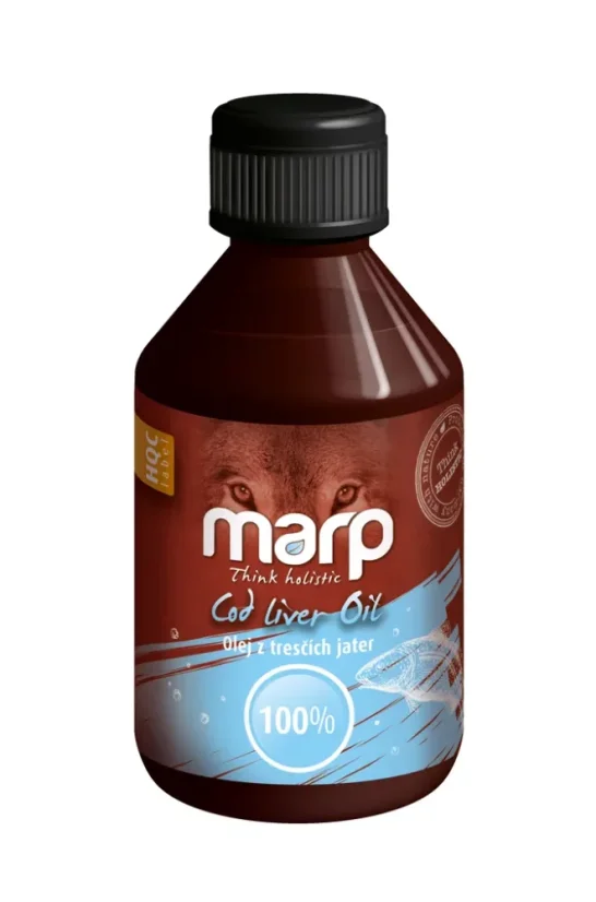 Marp Holistic BARF Olej z tresčej pečene 250ml - rybí olej pre psov a mačky