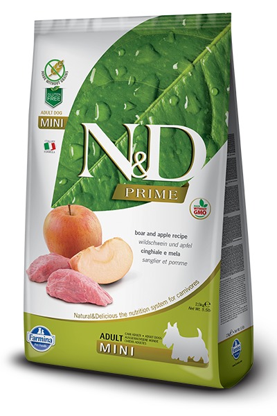 Farmina ND GF adult MINI boar apple 2,5kg