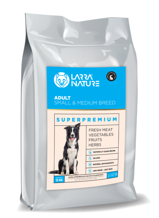 Larra Nature Adult 26/14 12 kg slovenské krmivo pre dosplých psov - malé a stredné plemeno