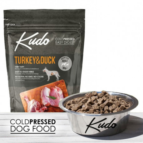KUDO LG Adult Medium Maxi Turkey Duck 3kg