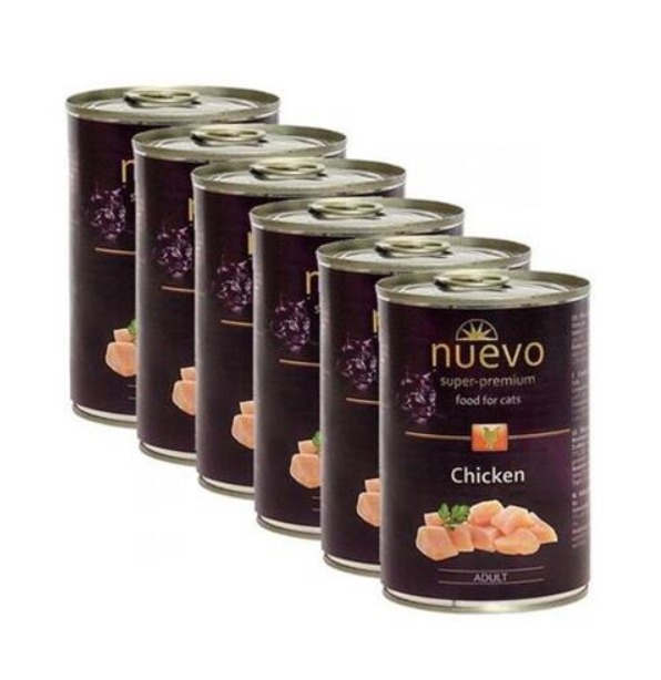 NUEVO CAT Kitten Chicken 6x400 g