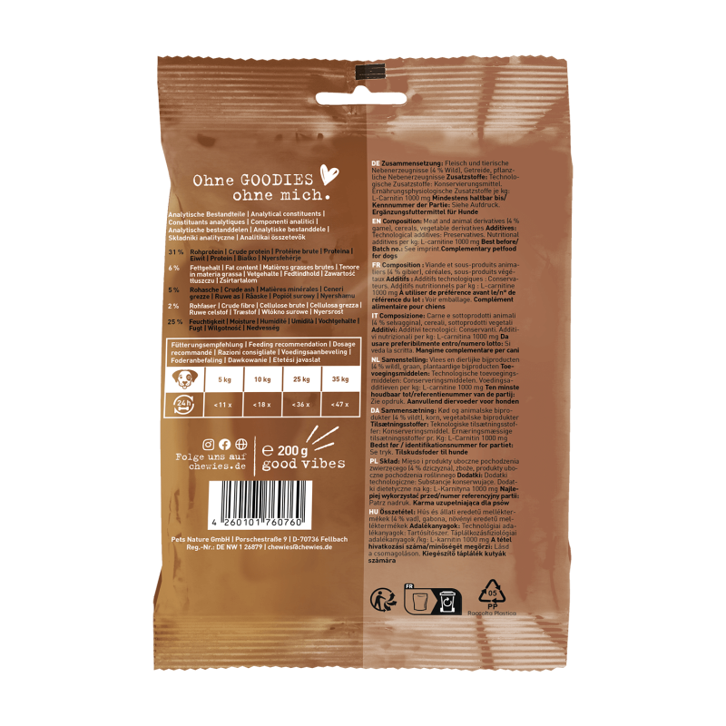 Chewies kostičky zverina 200 g