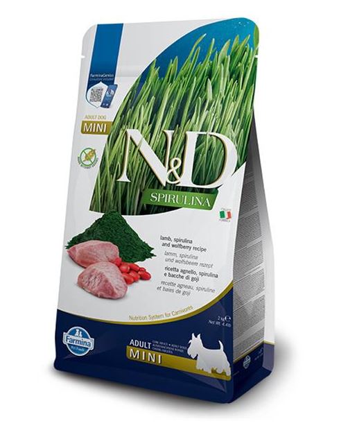Farmina ND SPIRULINA (GF) adult mini, lamb 2 kg