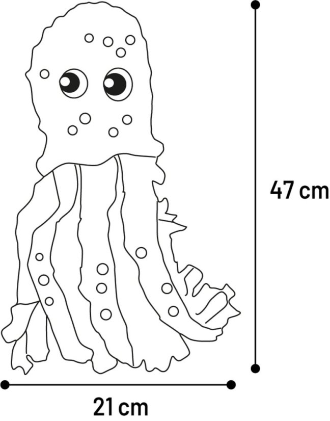 FLAMINGO TOY  MORGANO SQUID ňuchací koberček