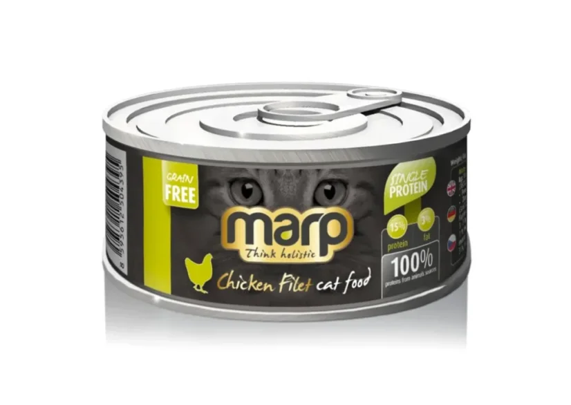 Marp konzerva pre mačky  Chicken Filet s kuracími prsiami 12x70g