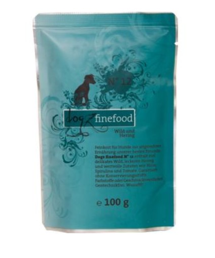 DOGZ FINEFOOD No.12 Zverina a Sleď 100 g