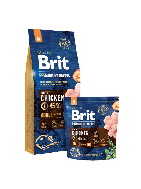 BRIT Premium by Nature Dog Adult M 3 kg