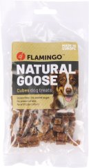 FLAMINGO NATURE SNACK CUBES sušené mäso hus 80g