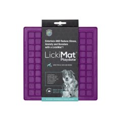 LickiMat Playdate lízacia podložka 20x20 cm fialová
