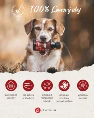 Marp Holistic BARF Olej ľanový pre psov a mačky 1l  1